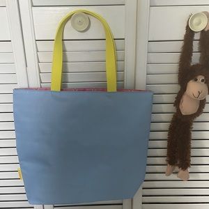 Light blue tote bag Clinique new